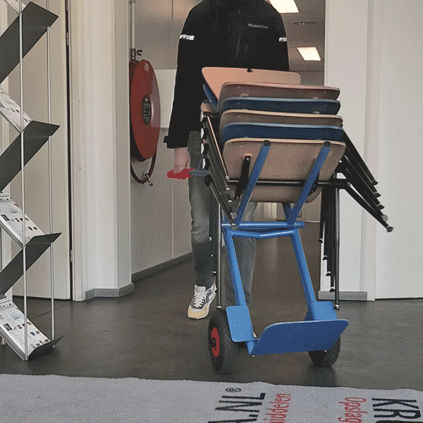 Chair hand truck with chairs